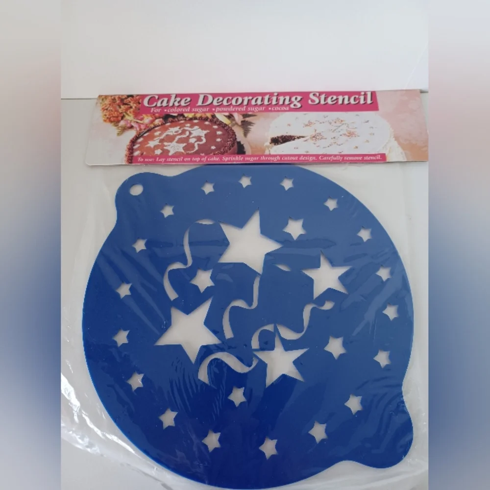 Unopened Star Cake Decorating Stencil Kitchen Baking‎ Accessories